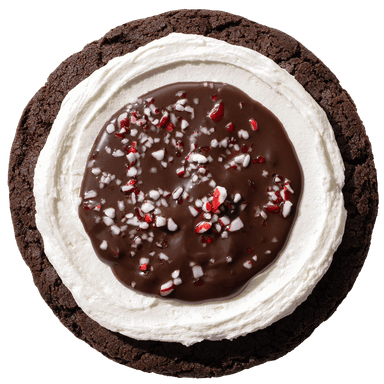 Candy Cane Brownie Cookie