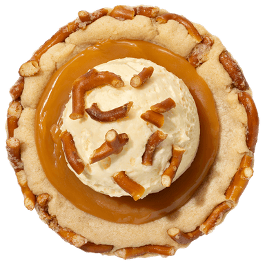 Salted Caramel Pretzel Pie